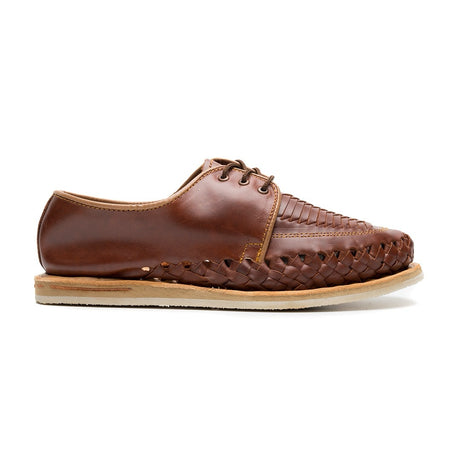 Huarache Vicente de dama hecho en piel color chedron | GL105