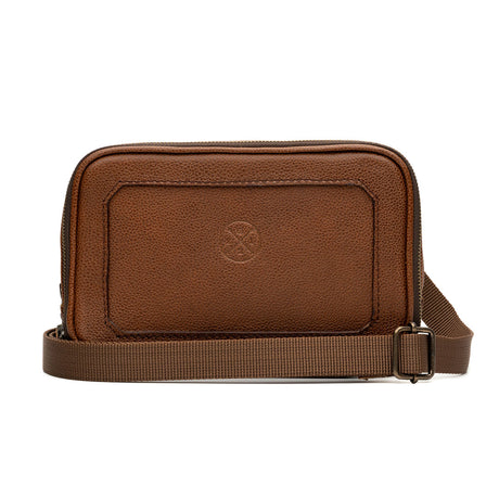 Crossbody Mini Durango en piel tabaco floter | GB036