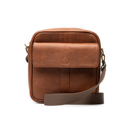 Crossbody Natanael en piel floter chedron | GB136