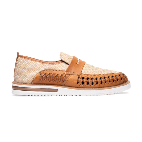 Huarache Sayula en yute y piel en color cafe | GL610