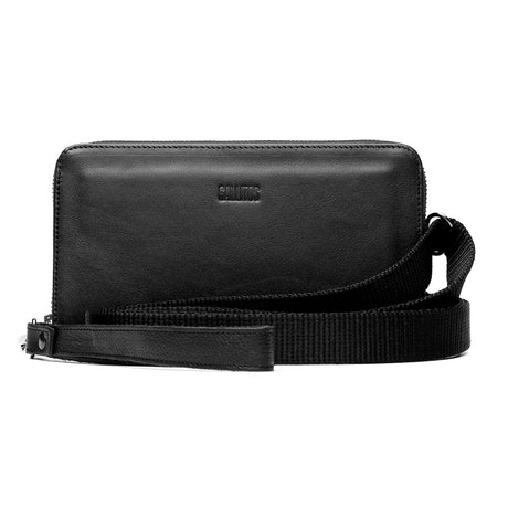 Cartera Madrid premium en piel tipo graso color negro | CP004