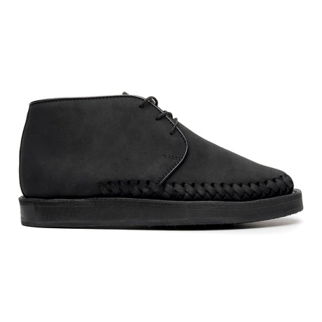 Botin Jalisco hecho en piel nobuck color negro | BN004