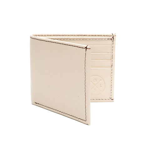 Cartera hecha en piel color cream | BT024