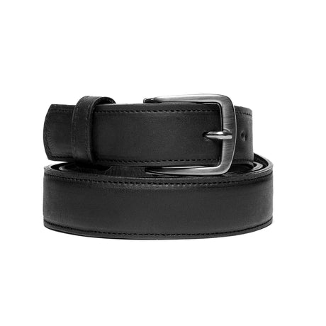 Cinturon negro en piel | CT002