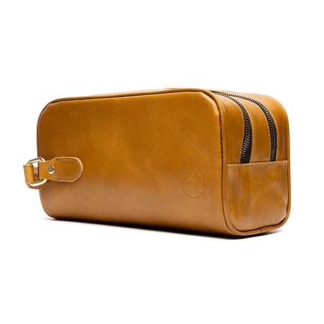 Neceser Leon de piel color cafe | GB001