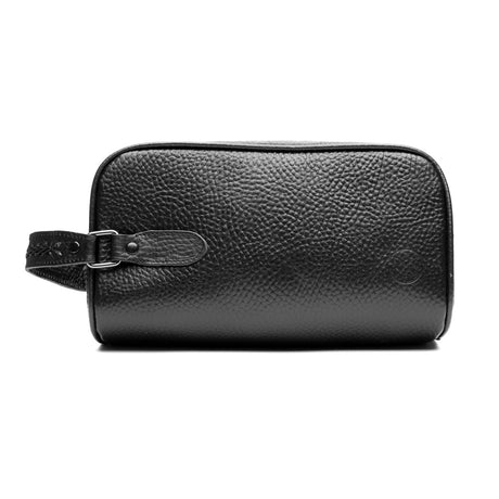 Neceser Leon hecho en piel color negro | GB002