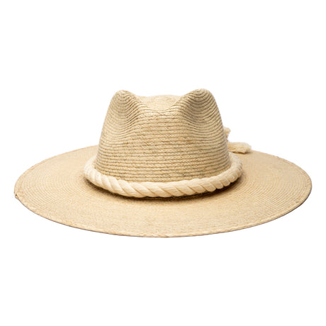 Sombrero de palma blanca fina | SB003