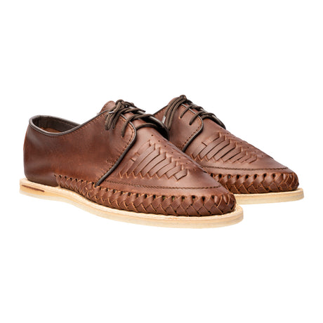 Huarache de dama hecho en piel color chocolate | GL108