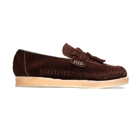 Huarache Catrin en gamuza granate | MD014