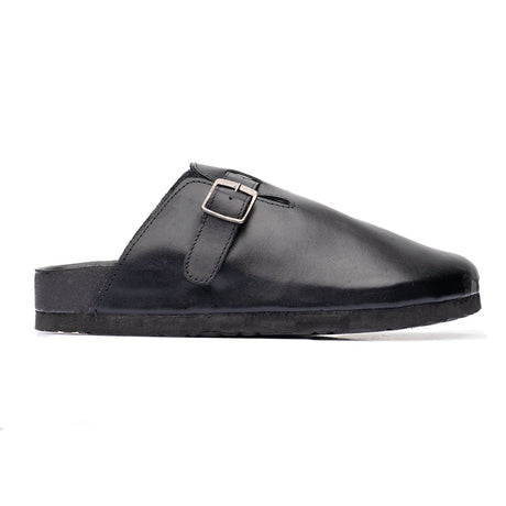 Sueco unisex MILPA en piel napa color full negro | MP006