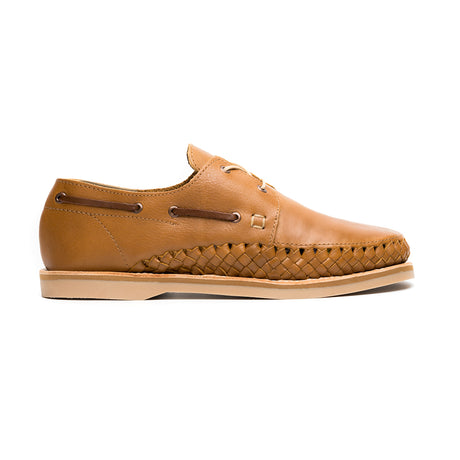 Huarache Allende en piel color miel | MR005