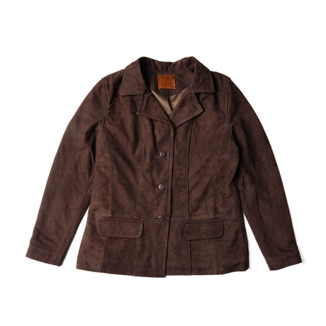 BLAZER dama color chocolate en ante | SC021