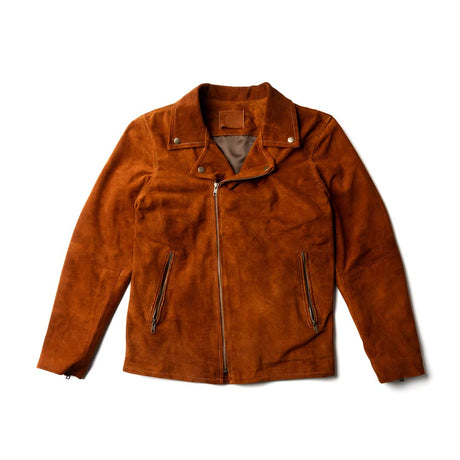 Chamarra biker en piel gamuza precio | SC023