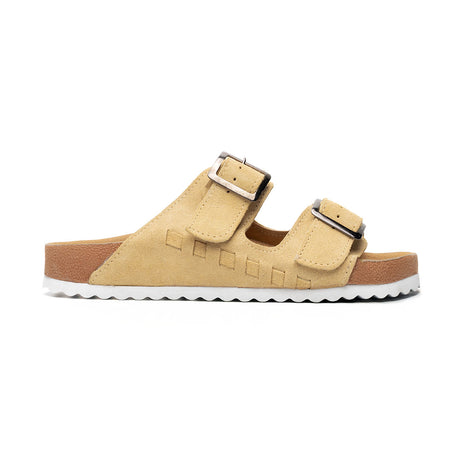 Sandalia Maya en piel gamuza arenal | SH023