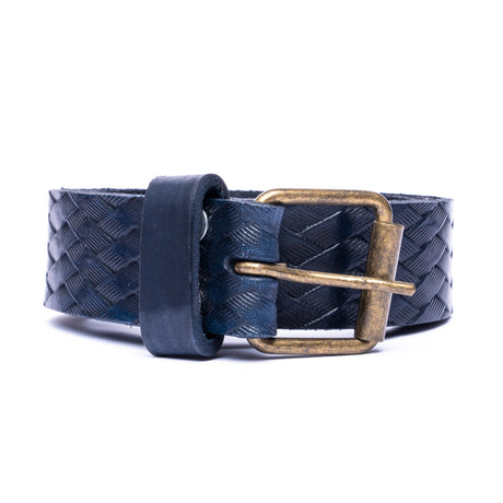 Cinturon hecho de cuerdo color azul | GC004