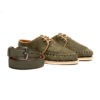 Gallopack Verde Nobuck | Calzado unisex complementado con cinturón