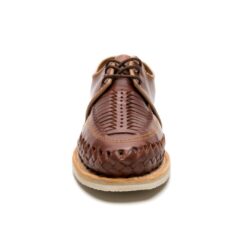 Alternative view of Huarache Vicente de dama hecho en piel color chedron | GL105