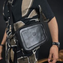 Alternative view of Crossbody Durango color negro | GB022