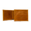 Cartera hecha en piel color cafe | BT004