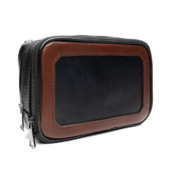 Alternative view of Crossbody Mini Durango bicolor negro/cafe | GB032