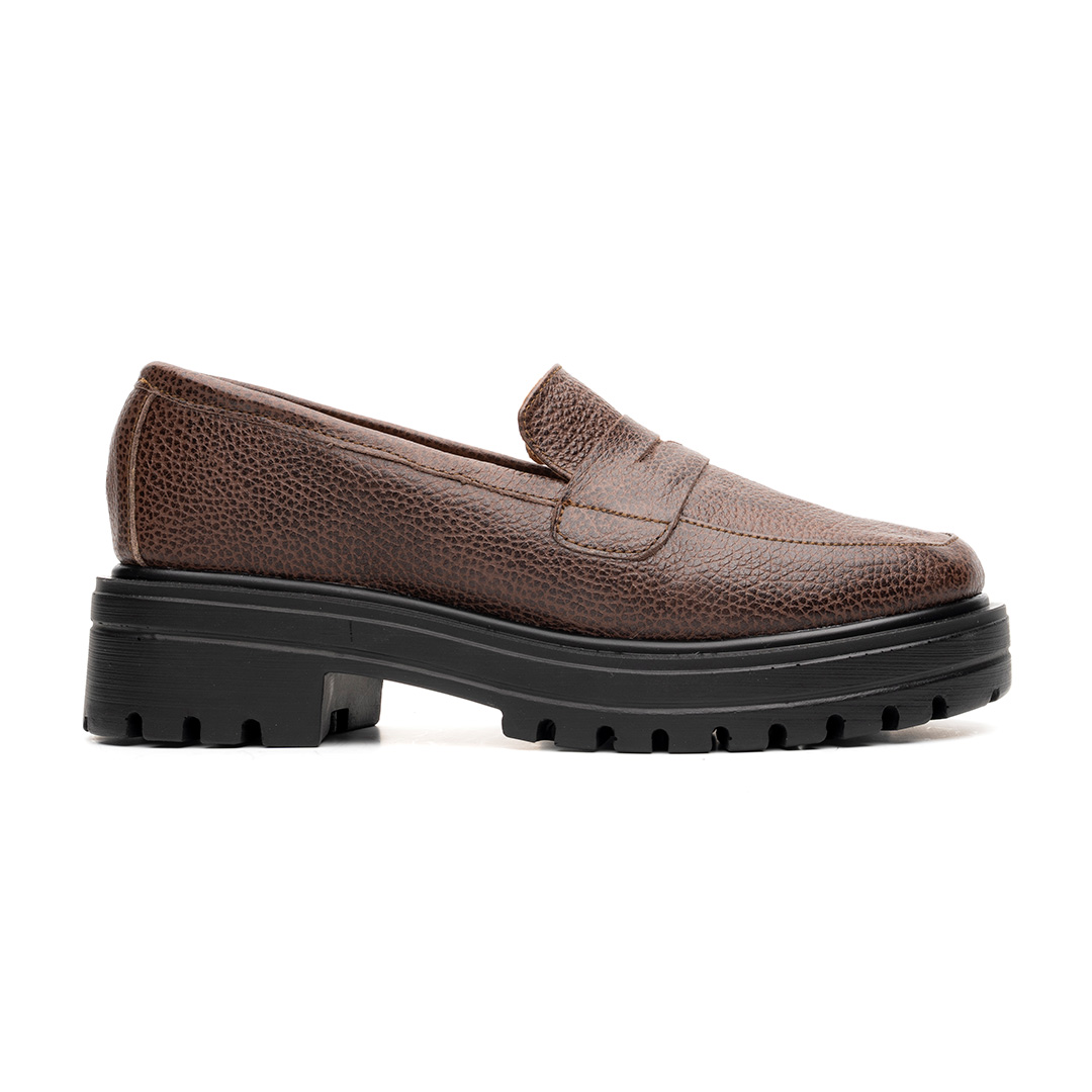 Mocasin driver Merida en piel floter cafe | MD011