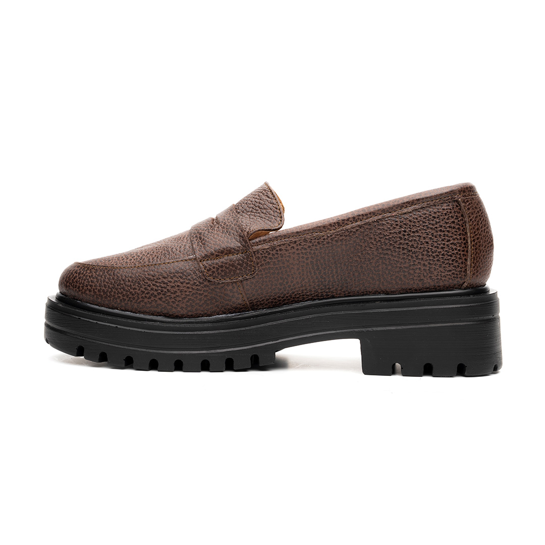 Mocasin driver Merida en piel floter cafe | MD011 - Imagen 3