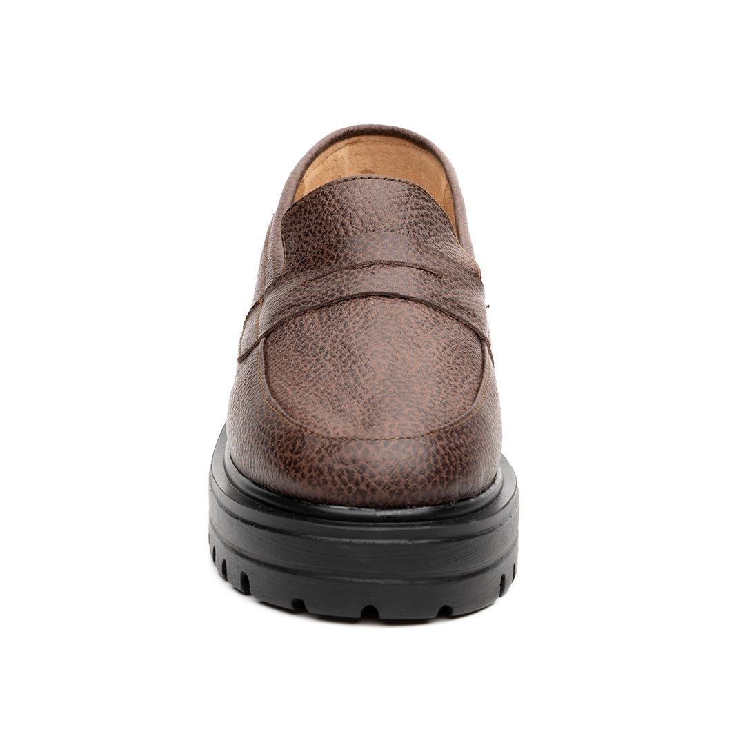 Mocasin driver Merida en piel floter cafe | MD011 - Imagen 4