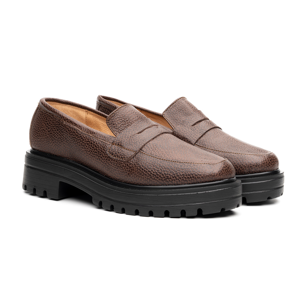 Mocasin driver Merida en piel floter cafe | MD011 - Imagen 2