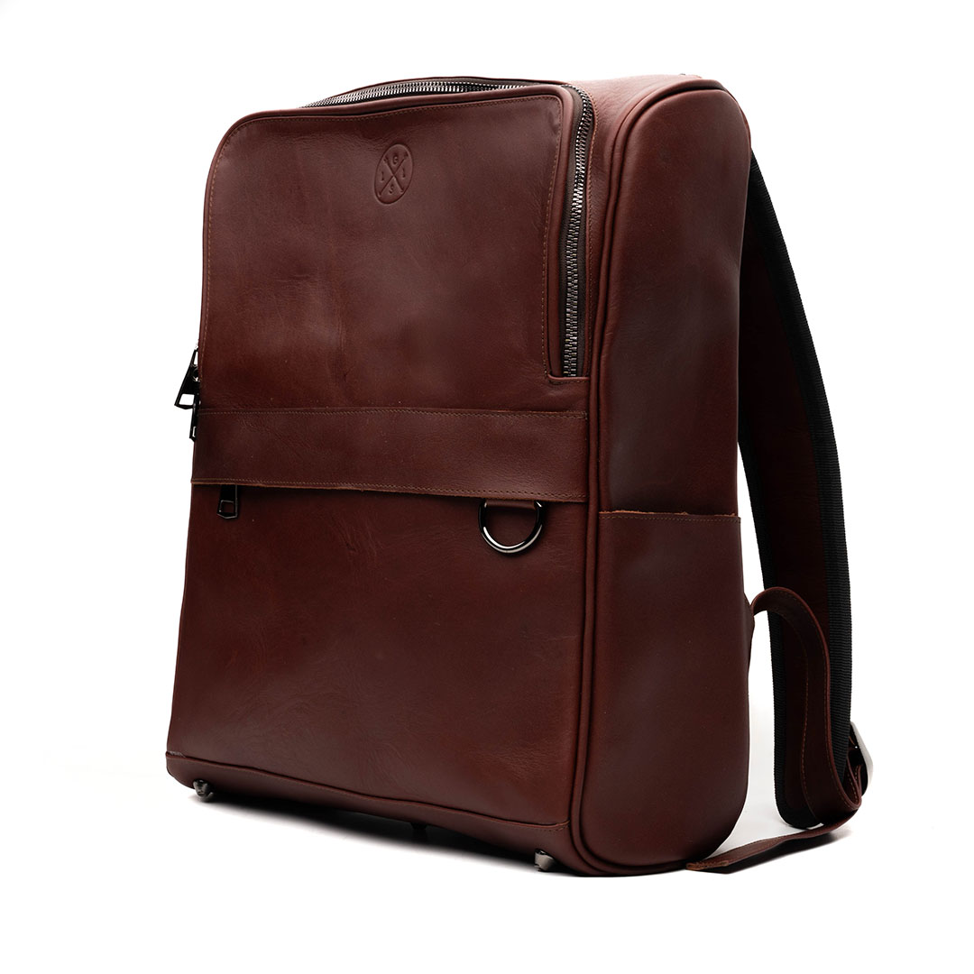 Back Pack Mexicali en piel floter granate | BP100 - Imagen 3
