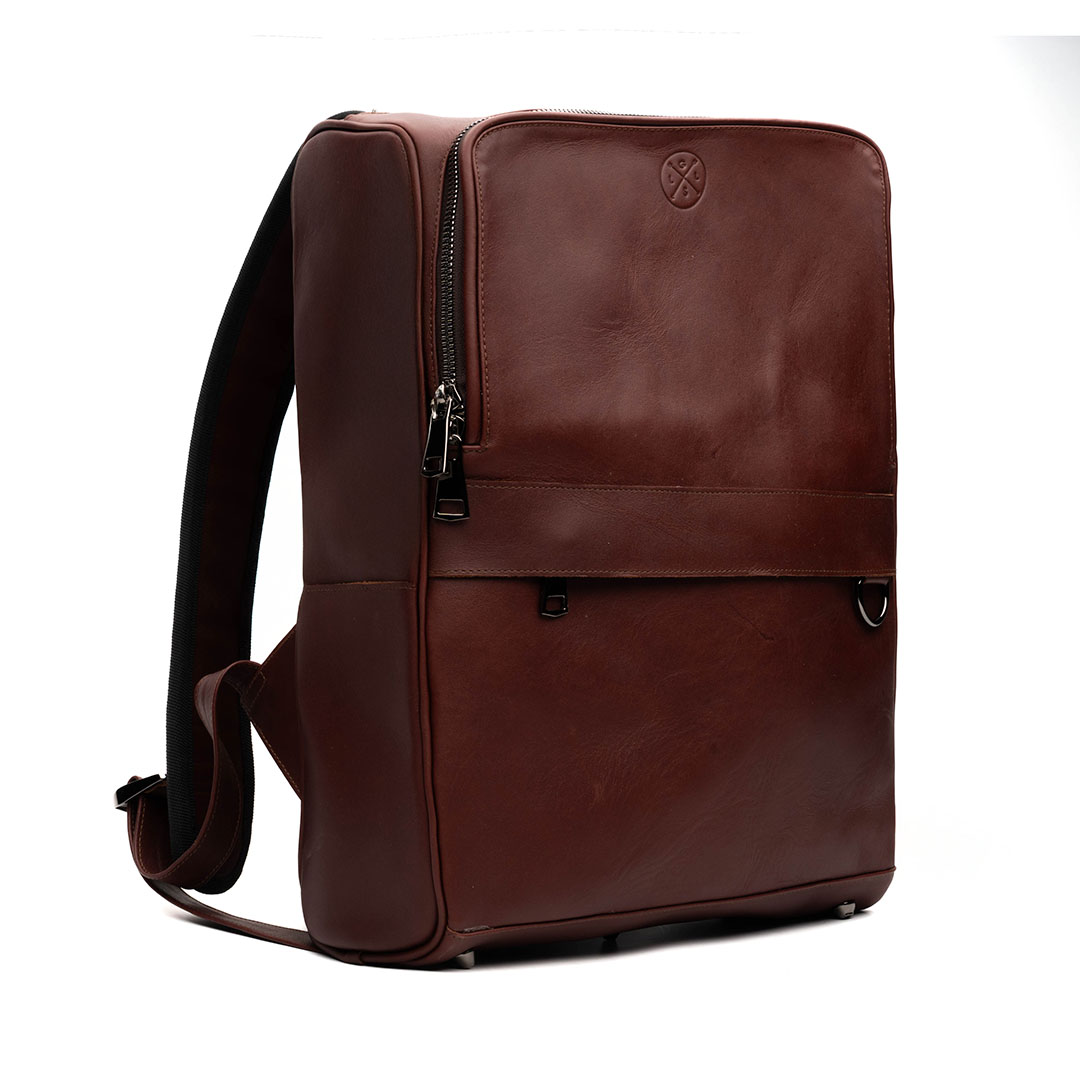 Back Pack Mexicali en piel floter granate | BP100