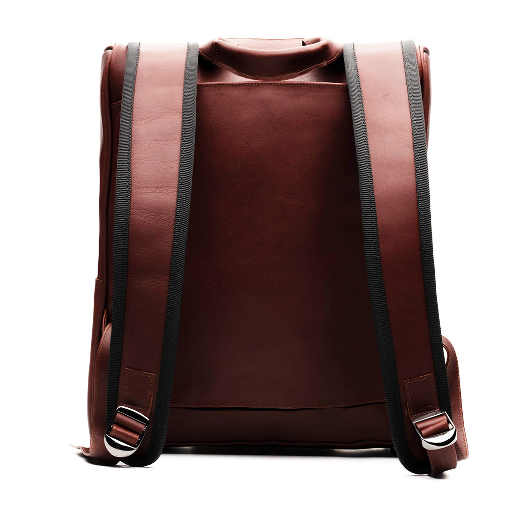 Back Pack Mexicali en piel floter granate | BP100 - Imagen 2