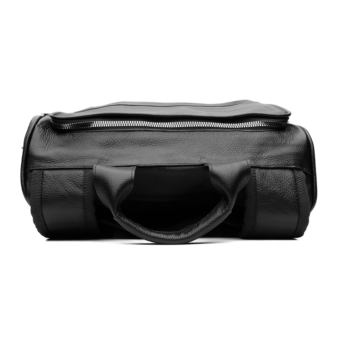 Back Pack Mexicali en piel floter negro | BP101 - Imagen 5