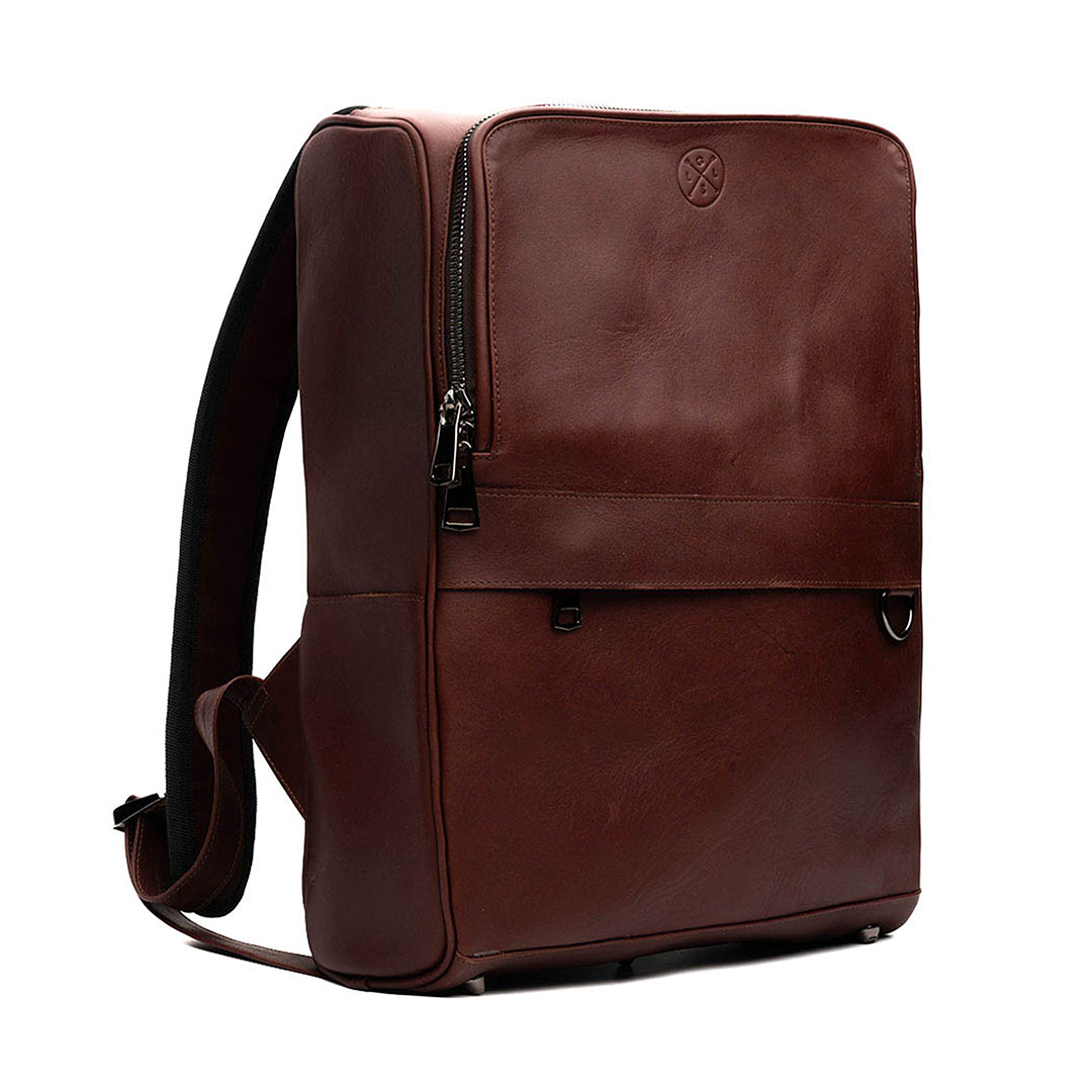 Back Pack Mexicali en piel floter granate | BP100 - Imagen 4