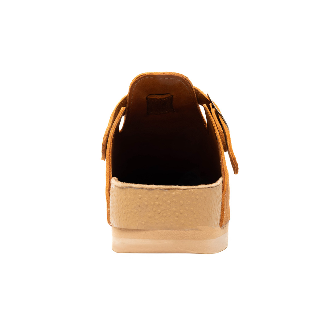 Sueco para caballero MILPA en piel gamuza color chesnut | MP003 - Imagen 5