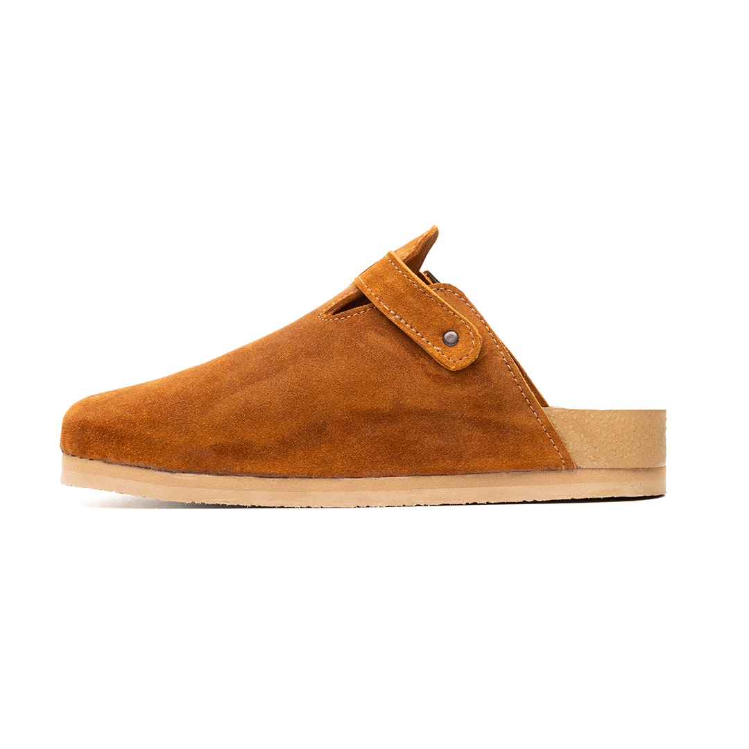 Sueco para caballero MILPA en piel gamuza color chesnut | MP003 - Imagen 3