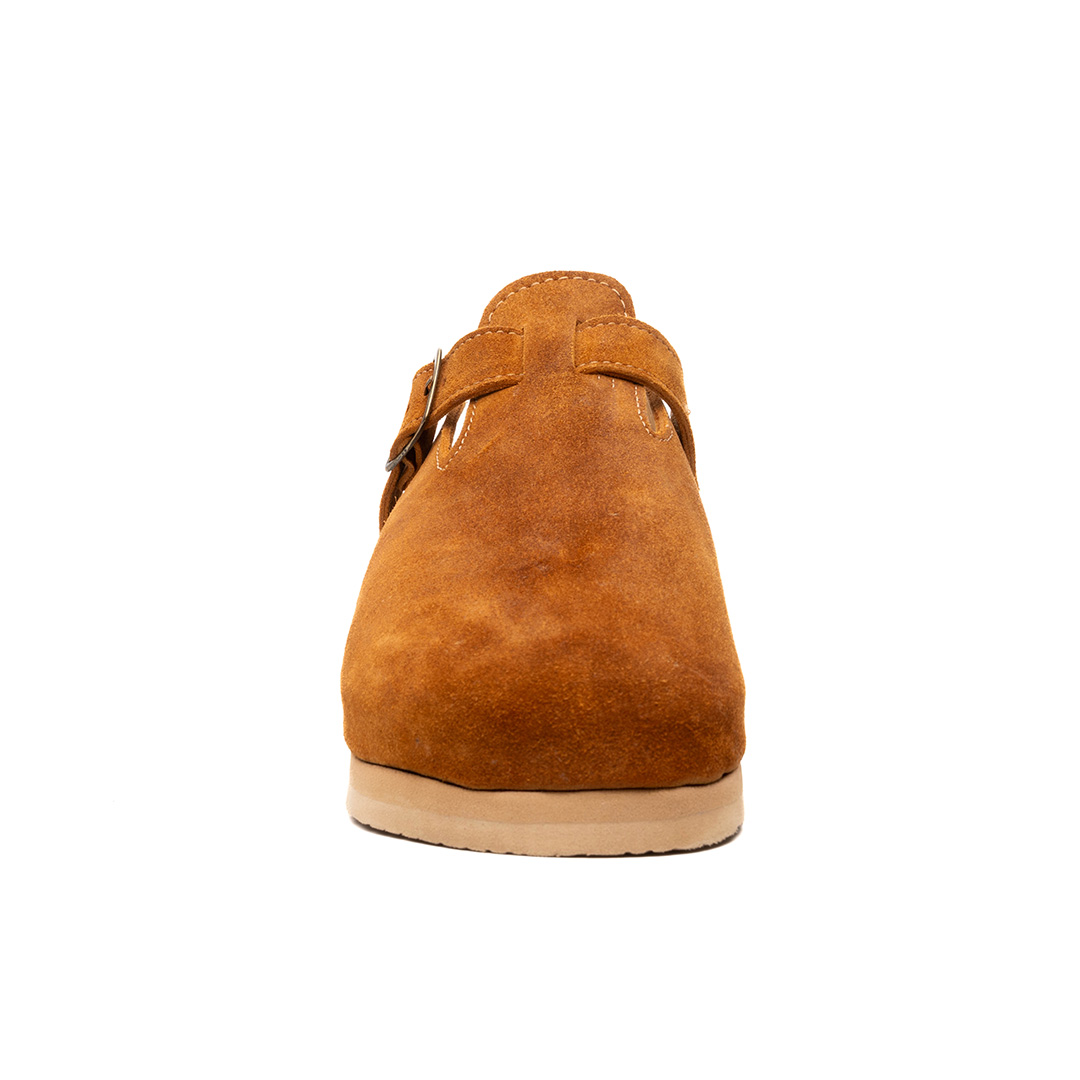 Sueco para caballero MILPA en piel gamuza color chesnut | MP003 - Imagen 6