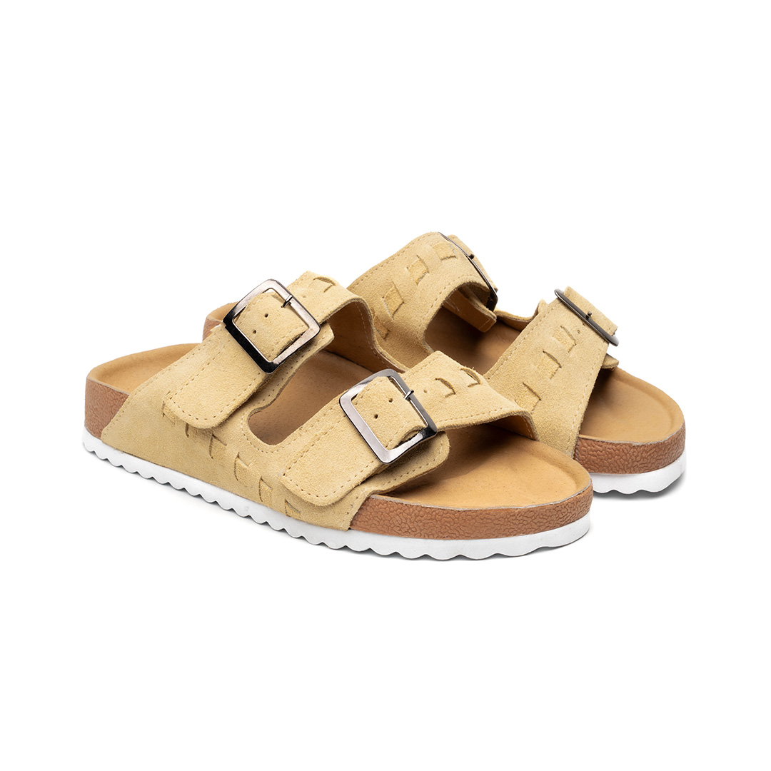 Sandalia Maya en piel gamuza arenal | SH023 - Imagen 2