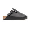 Sueco unisex MILPA en piel napa color negro | MP004