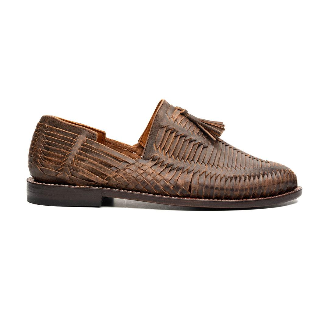 Huarache COYOACAN en piel y suela en cuero | AC100