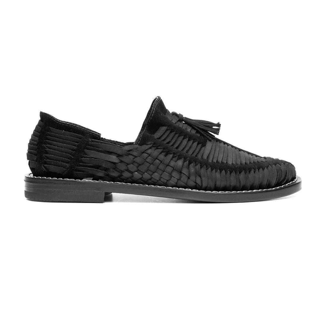 Huarache BRAVO en piel gamuza|napa y suela en cuero | AC102