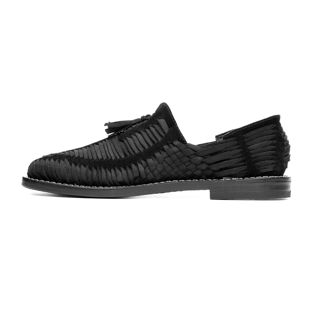 Huarache BRAVO en piel gamuza|napa y suela en cuero | AC102 - Imagen 3