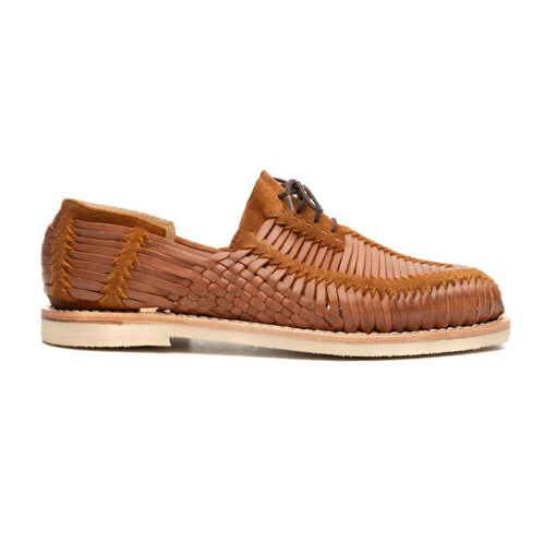 Huarache AMARANTO en piel gamuza | napa y suela crepe | AC103