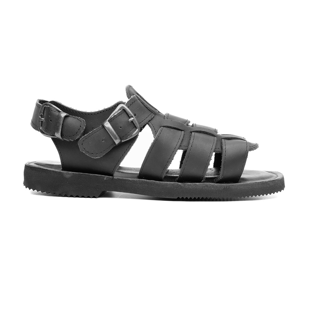 Huarache CANGREJERO en piel y suela sintética | HS004