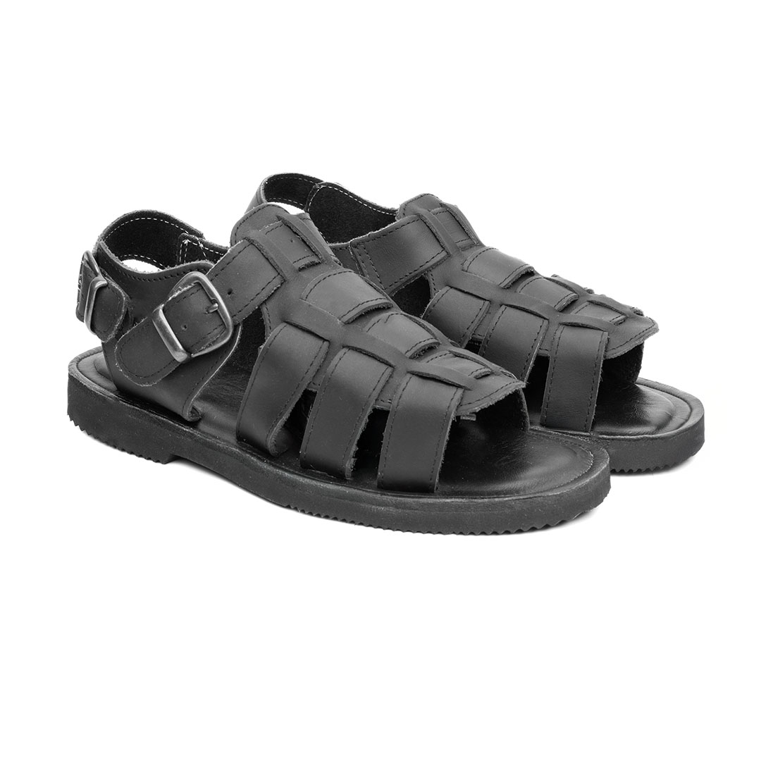 Huarache CANGREJERO en piel y suela sintética | HS004 - Imagen 2