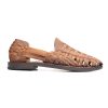 Huarache IZAMAL en piel padock color café | AC106