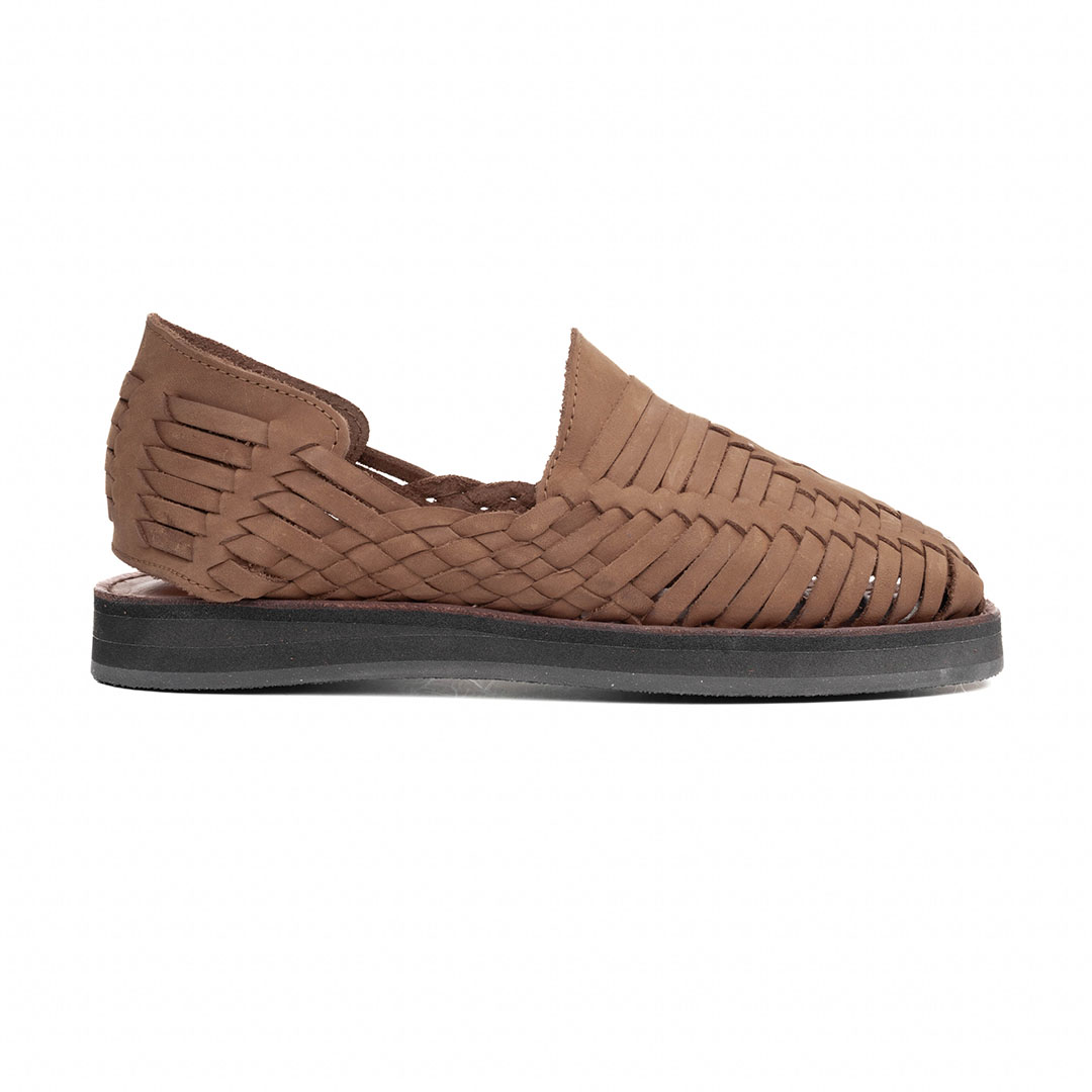 Huarache MADERO hecho en piel napa color chocolate | MA002
