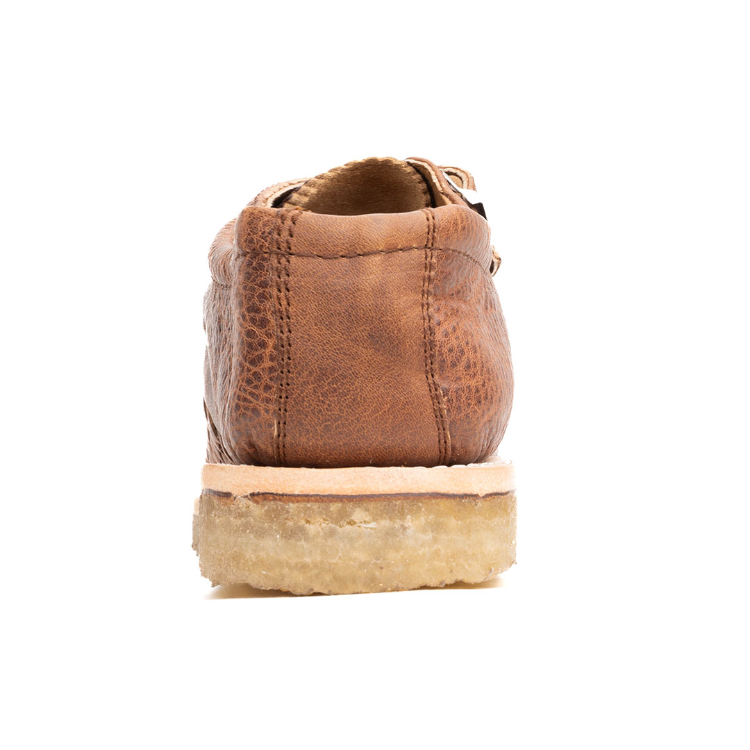Huarache Mestizo en piel padock color café | MZ100 - Imagen 6