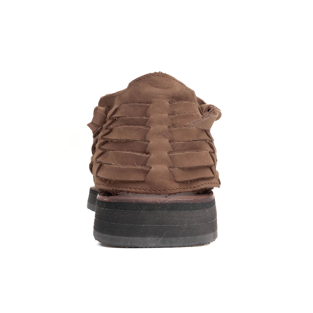 Huarache Tamayo hecho en piel napa chocolate | TM002 - Imagen 6