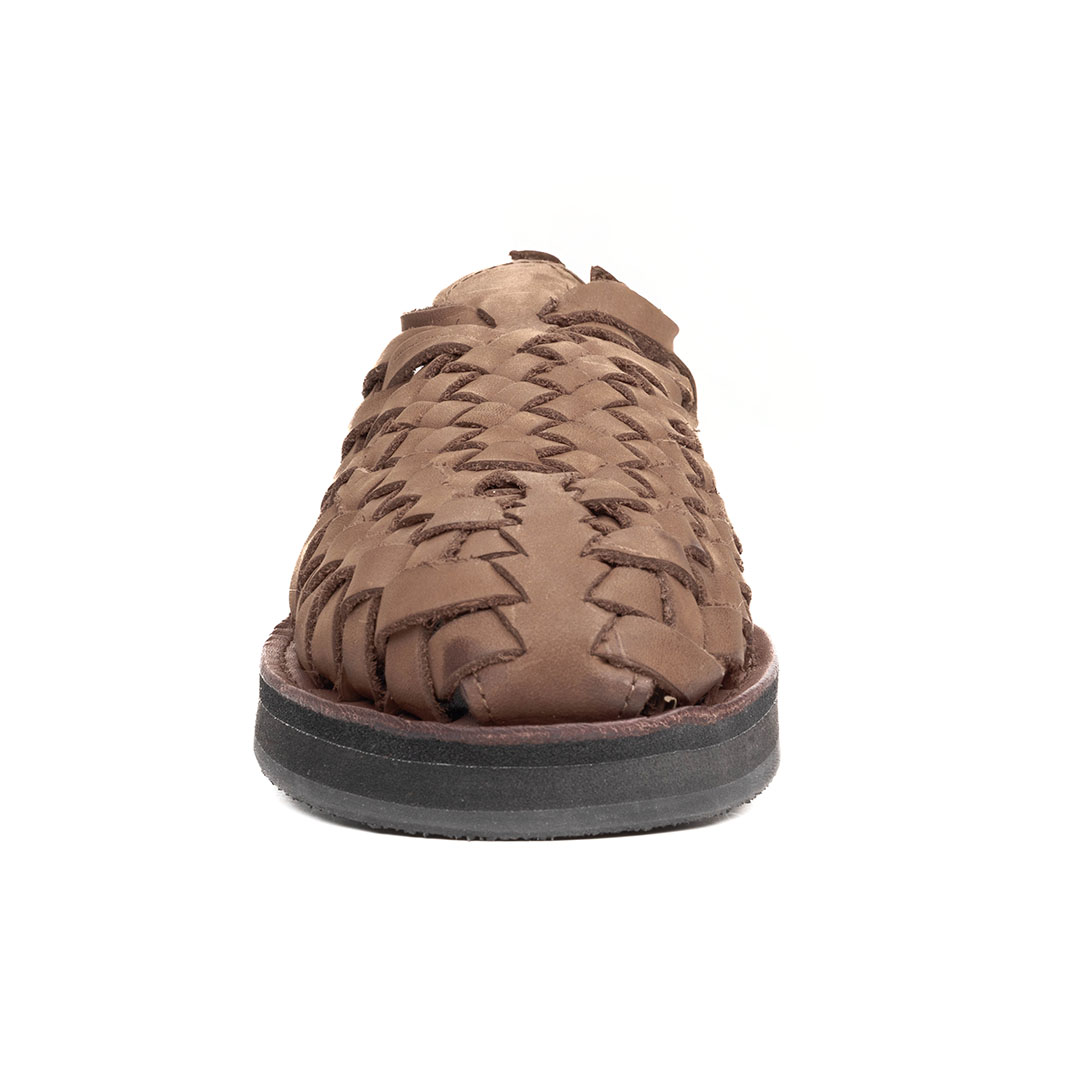 Huarache Tamayo hecho en piel napa chocolate | TM002 - Imagen 5