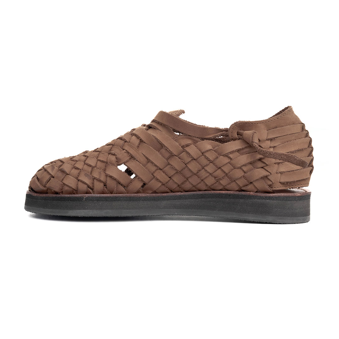 Huarache Tamayo hecho en piel napa chocolate | TM002 - Imagen 3